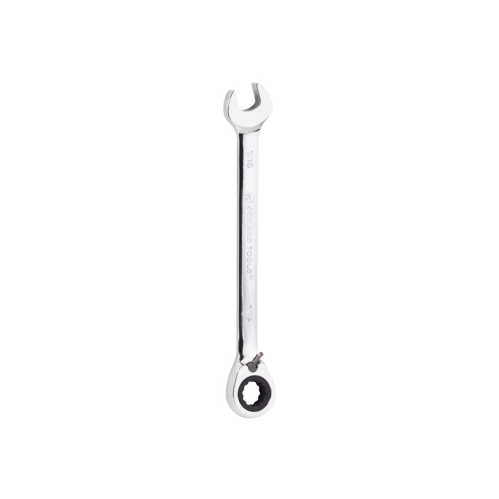 Jonard Tools CWRR-716 Ratcheting Reversible Combination Wrench, 7/16" | JON-CWRR-716