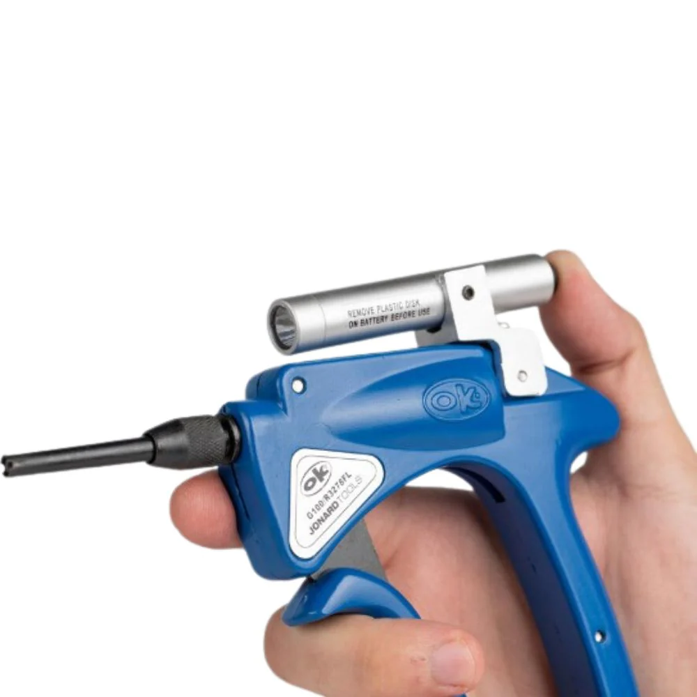 Jonard Tools Insulated Wire Wrapping Tool with Flashlight | JON-G100/R3278FL - Image 2
