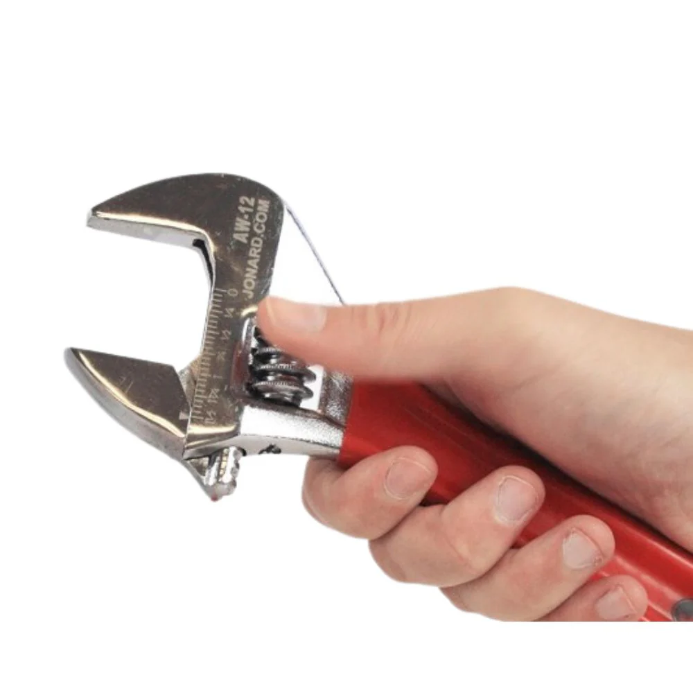 Jonard Tools Adjustable Wrench 12" with Extra Wide Jaws | JON-AW-12 - Image 6