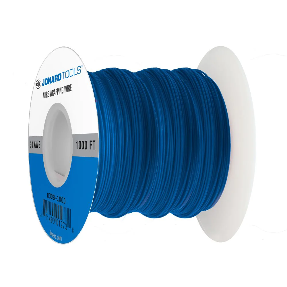 Jonard Tools 30 AWG Kynar® Wire (Blue, 1000 ft.) | JON-R30B-1000