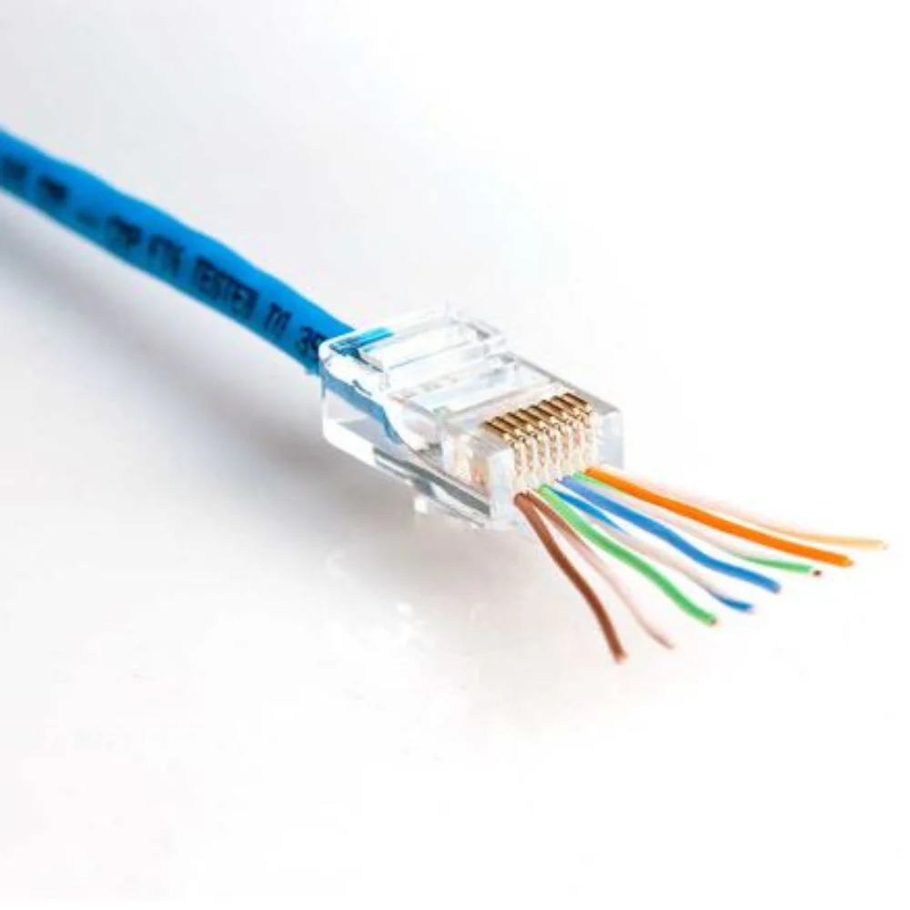 Jonard Tools CAT6 RJ45 Pass-Through Connectors (Pack of 25) | JON-RJ45-625 - Image 3