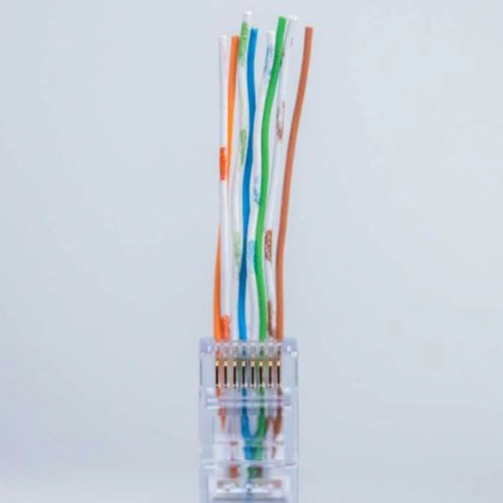 Jonard Tools CAT6 RJ45 Pass-Through Connectors (Pack of 25) | JON-RJ45-625 - Image 4