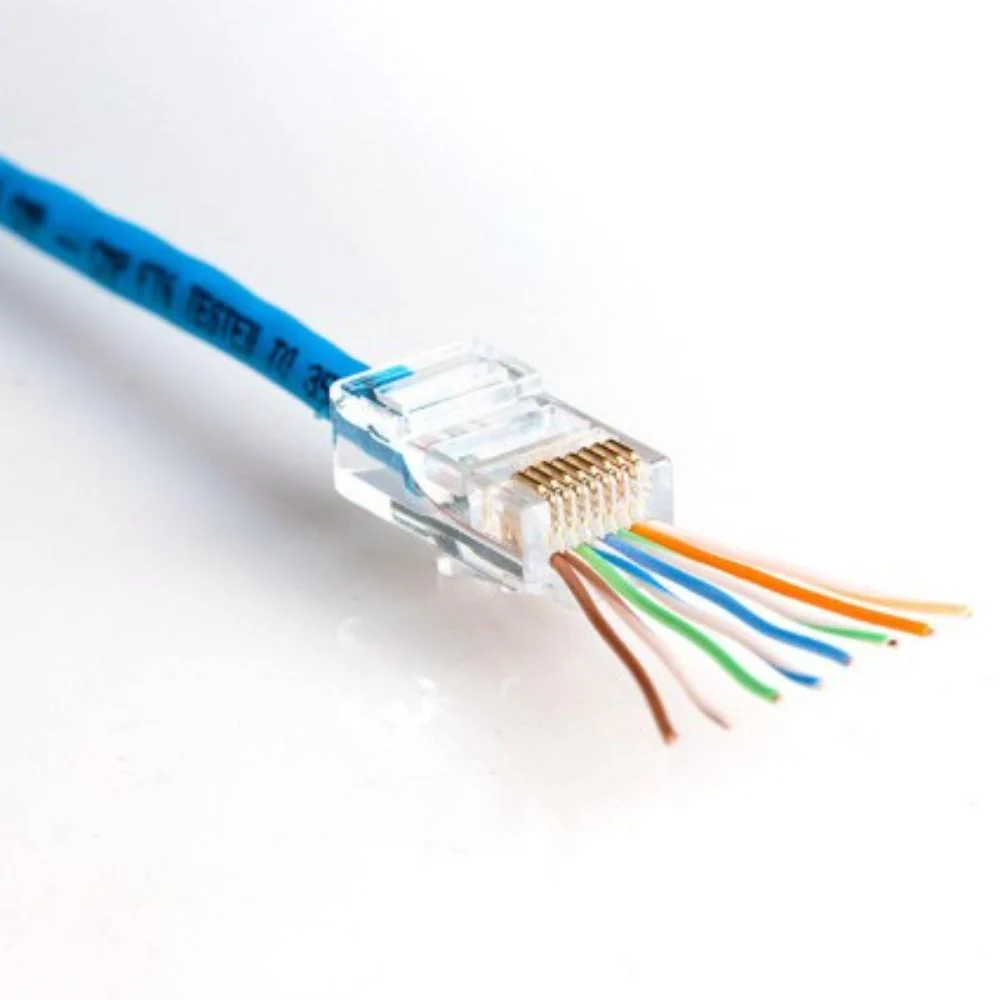 Jonard Tools CAT6 RJ45 Pass-Through Connectors (Pack of 50) | JON-RJ45-650 - Image 3