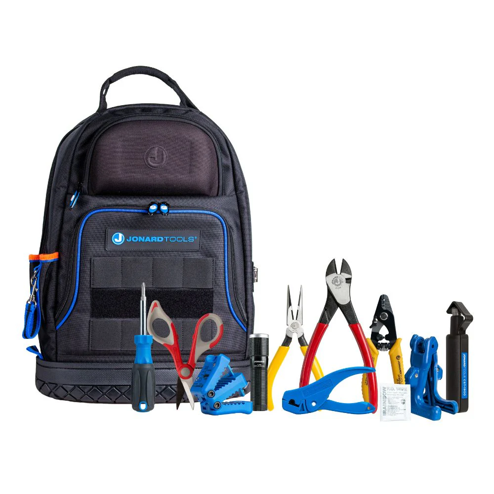Jonard Tools Backpack Fiber Prep Kit+ | JON-TK-121B