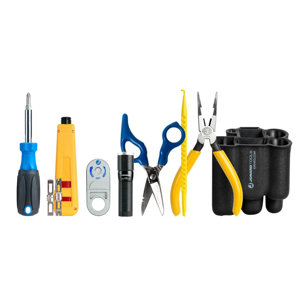 Jonard Tools Punchdown Tool Kit for Data and Telecom Installers | JON-TK-17