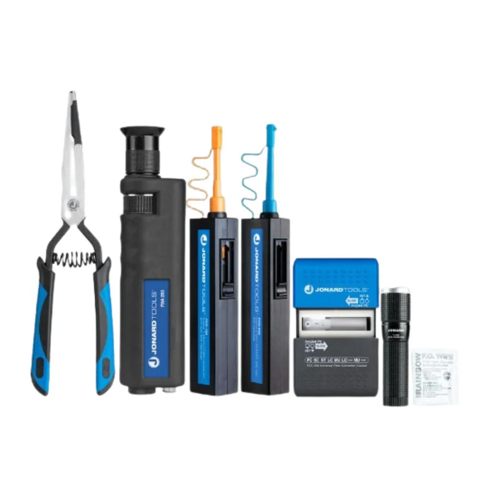 Jonard Tools Fiber Optic Connector Cleaning and Inspection Kit (with 200x Microscope) | JON-TK-188 - Image 2