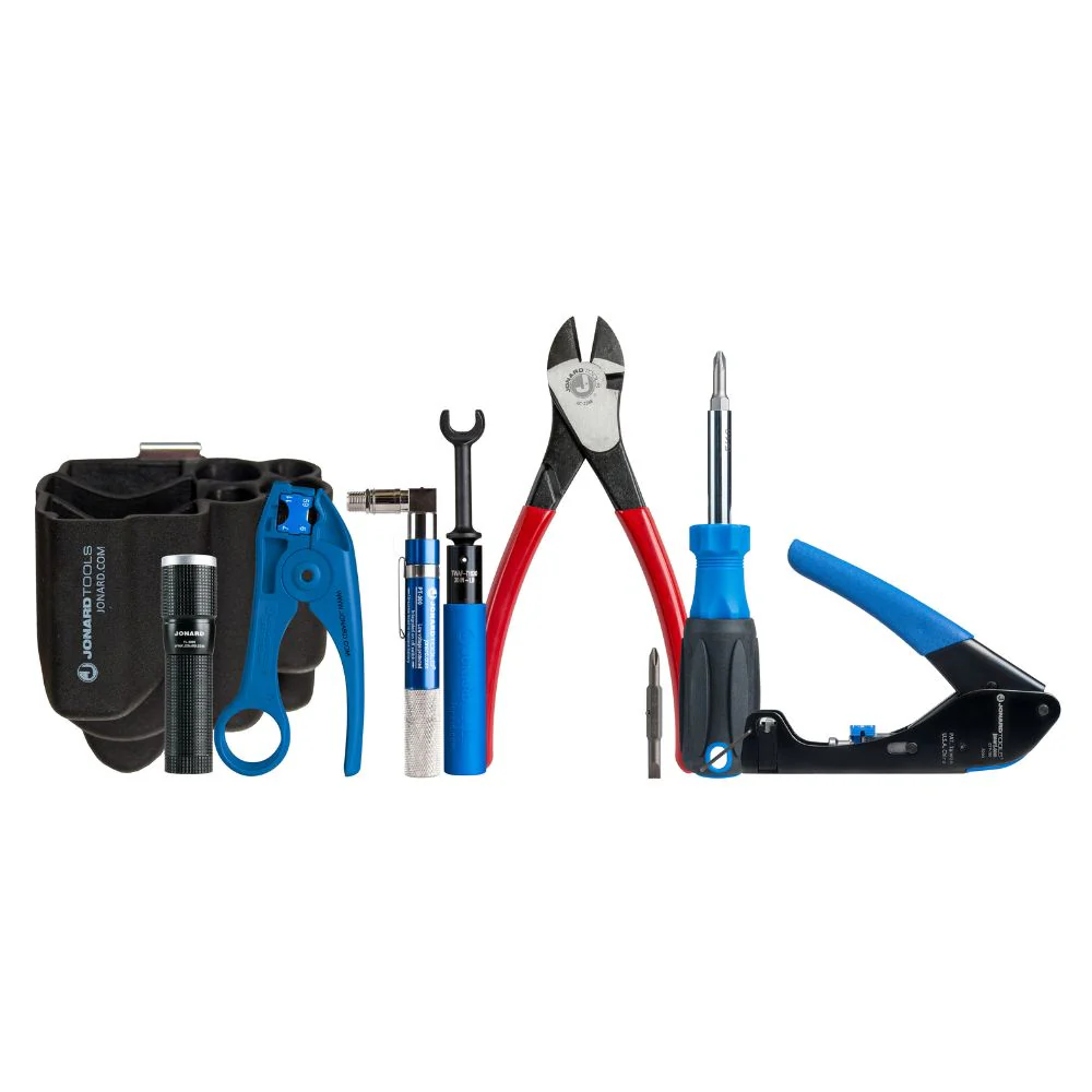 Jonard Tools COAX Tool Kit with 360 Degree Compression Tool and 7/16" Torque Wrench | JON-TK-78
