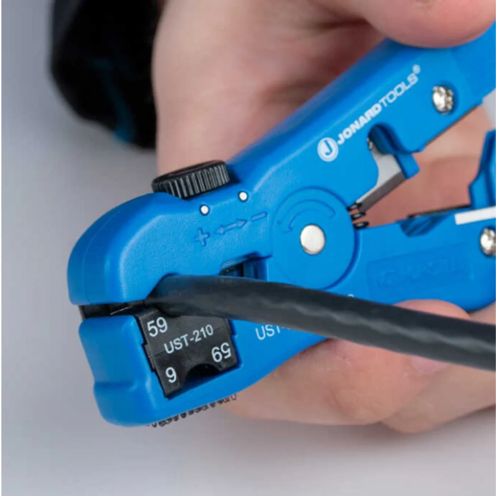 Jonard Tools UST Universal Cable Stripping Tool Series for COAX, Network, and Telephone Cables - Image 5