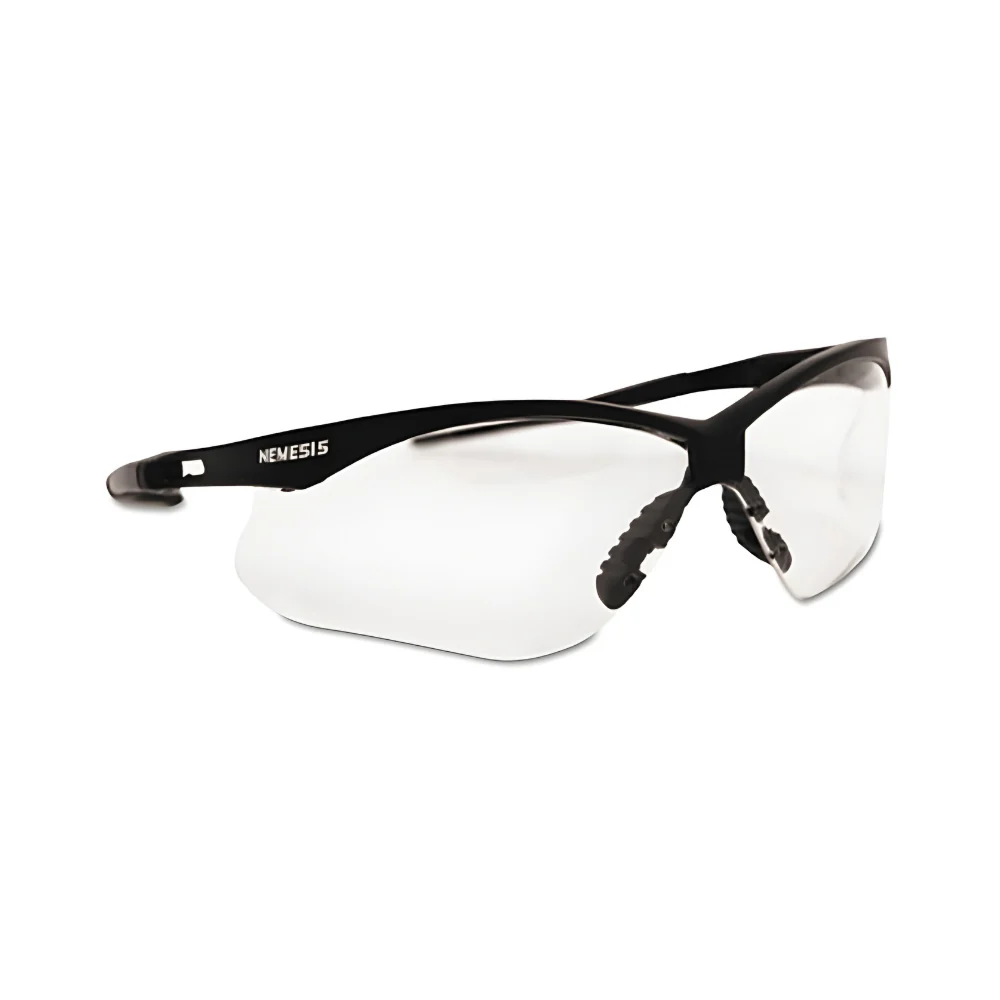 Kimberly-Clark KleenGuard V30 Clear Nemesis Safety Glasses (Black/Uncoated) | KIM-412-25676