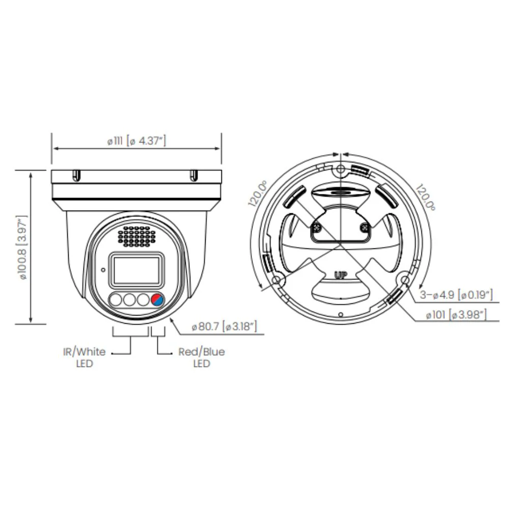 Liberty Camera L3A-IP5ADTS Advantage Series AI 5MP IP Active Deterrent Camera - Image 3