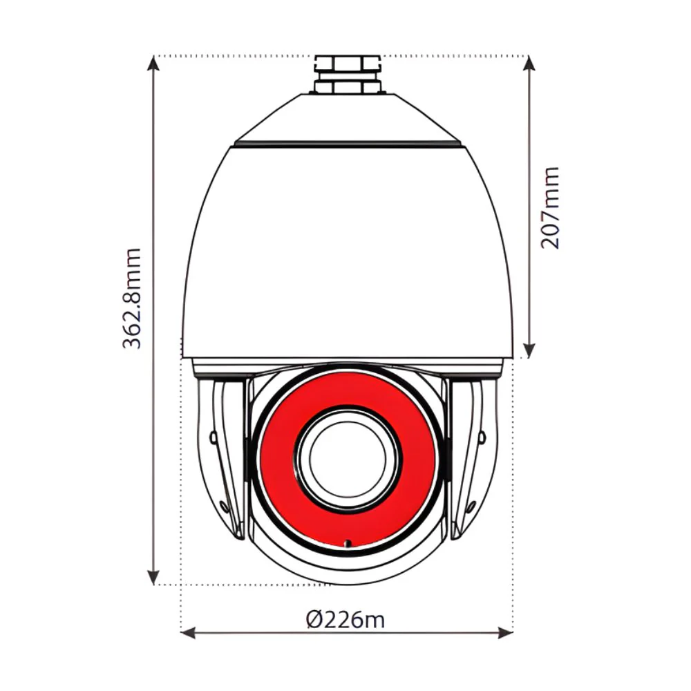 Liberty Camera L3IP4PTZ30XS 4MP 30X IP PTZ Camera - Image 2