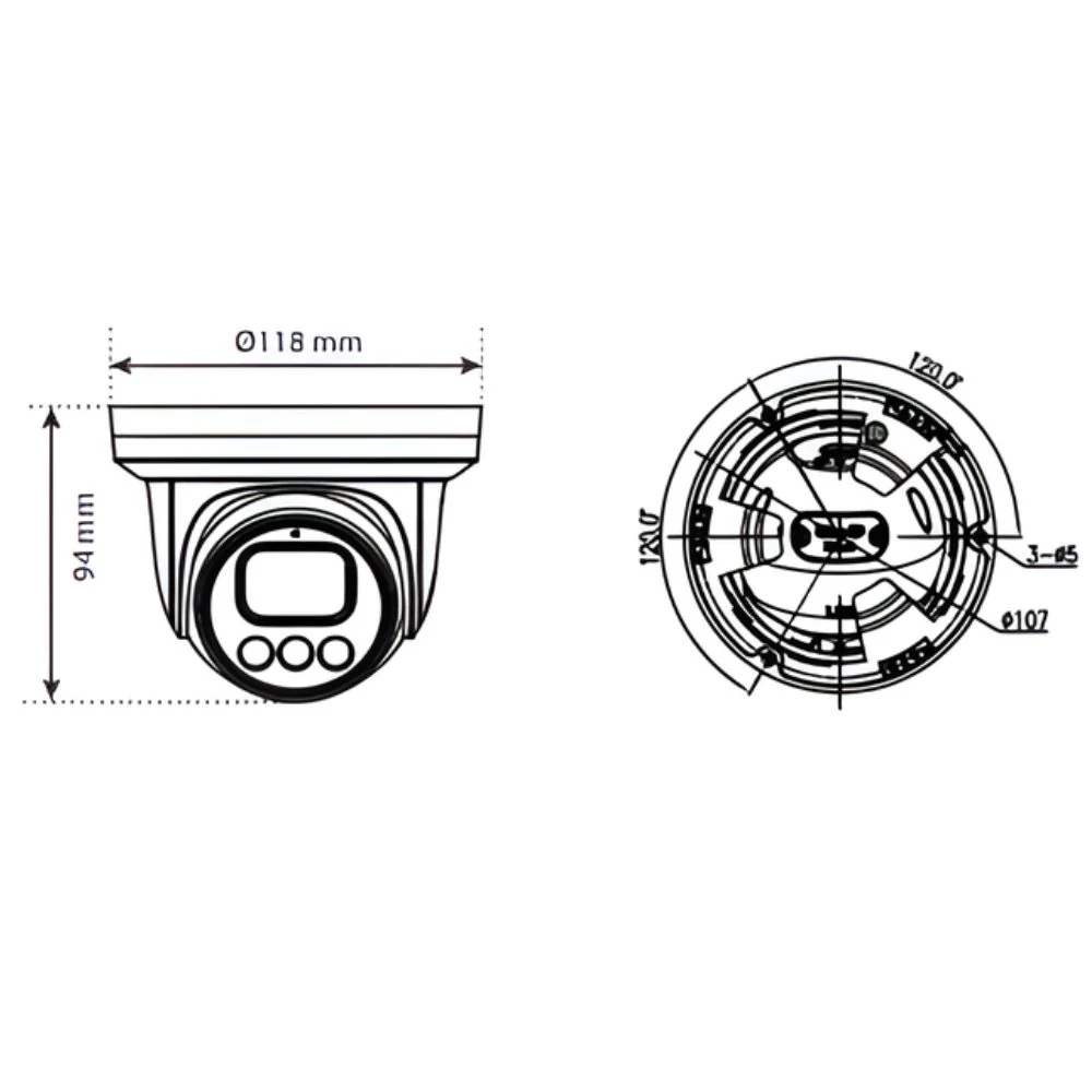 Liberty Camera L3IP8TS 8MP 2.8mm IP Turret Camera - Image 2