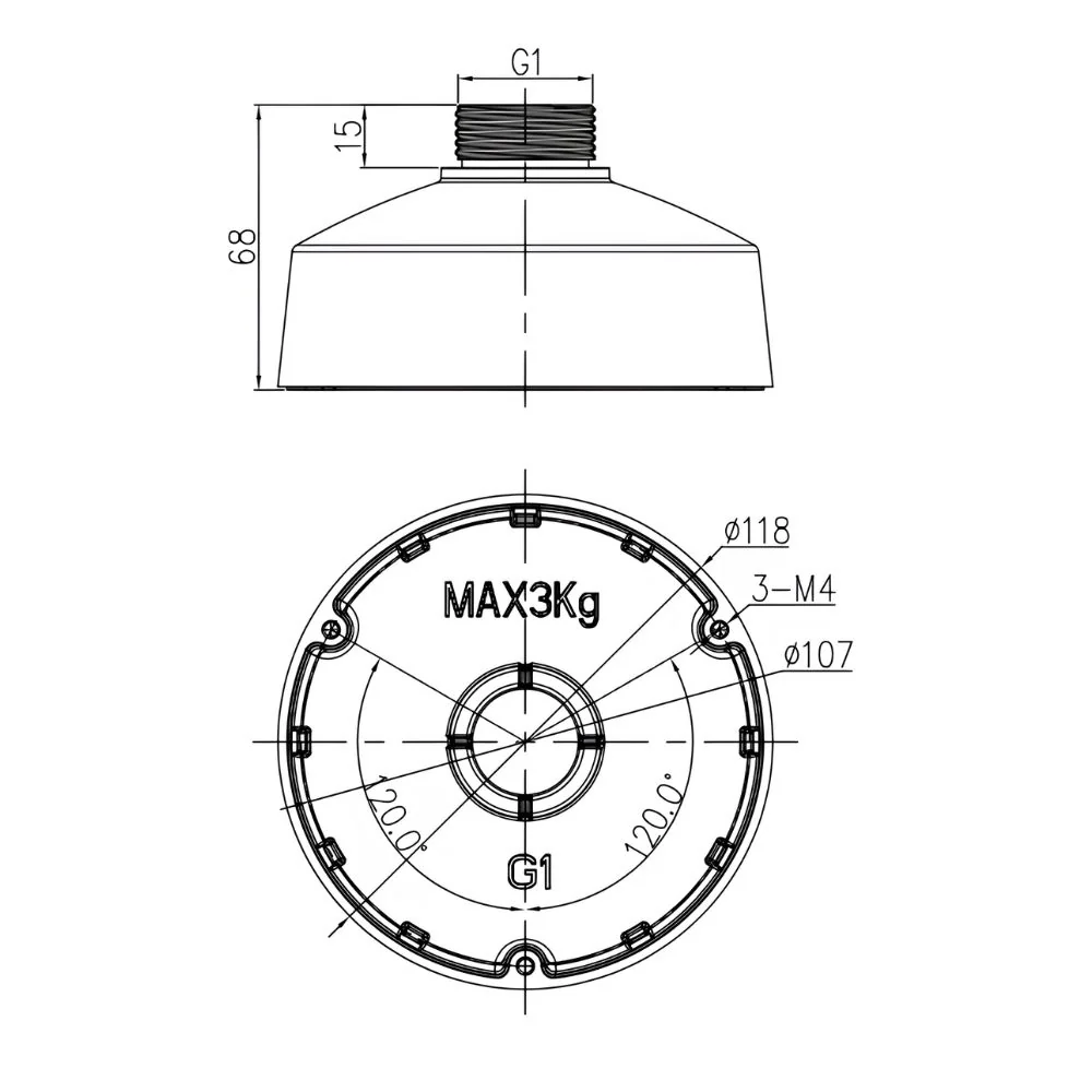 Liberty Camera L3PC3 Pendant Cap for Select Cameras - Image 2