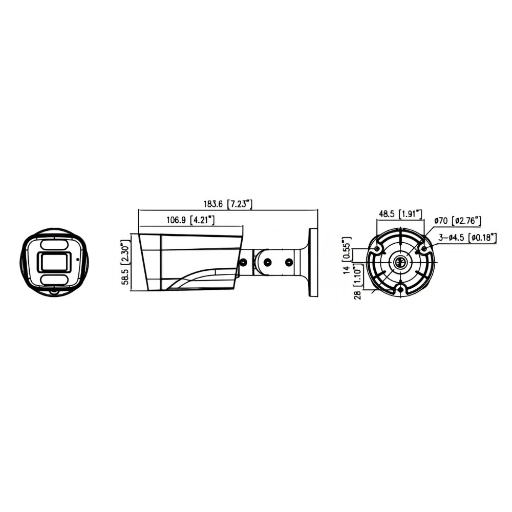 Liberty Camera LA5BFC60 5MP Multi Format Outdoor Bullet Camera - Image 2