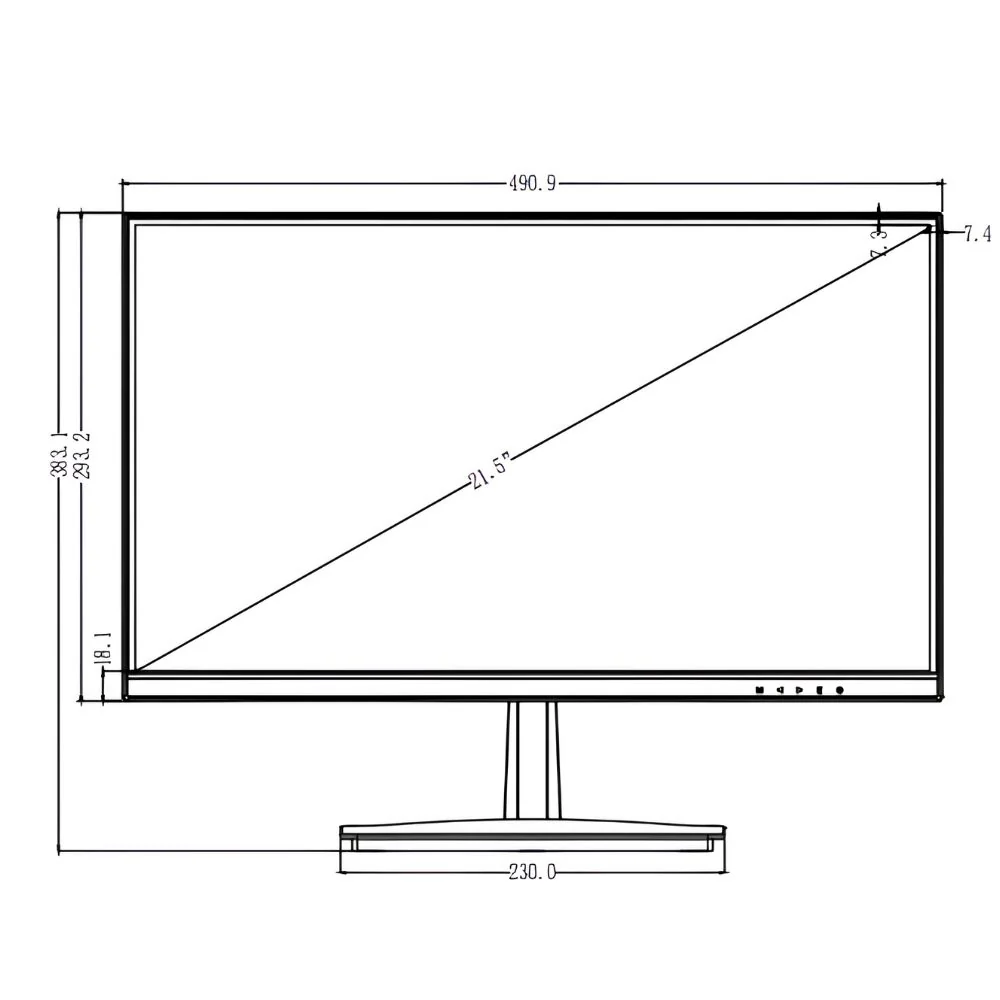 Liberty Camera LASM22 22" 1080p Security Monitor - Image 2