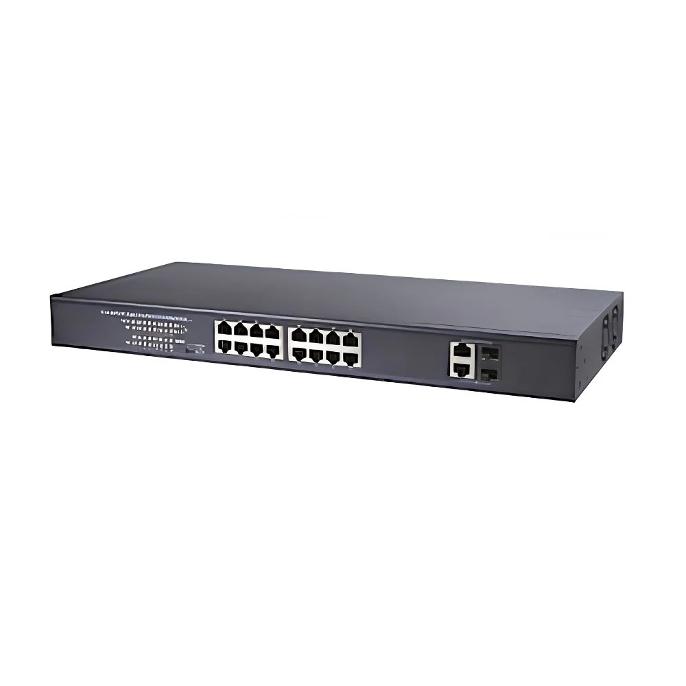 Liberty Camera LPOESW16E 16 Channel Gigabit Unmanaged PoE Switch