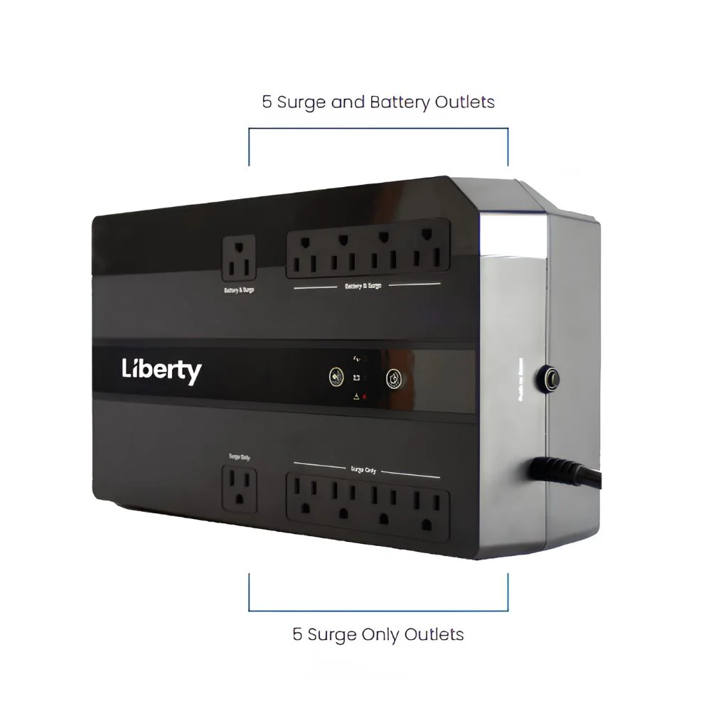 Liberty Camera LUPS-SB750D Power Supply 750 VA Standby UPS - Image 2