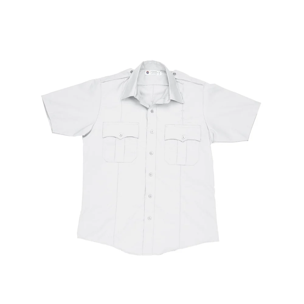 Liberty Uniform S/S police shirt, 100% polyester (White) | LIB-771MWH