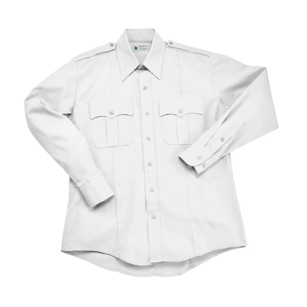 Liberty Uniform 100% polyester Police/Guard Shirt (White) | LIB-761MWH