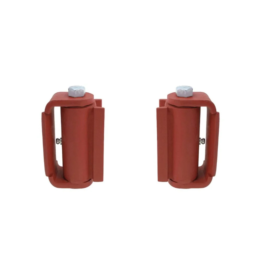 LiftMaster Duty Roller Cage Bearing Hinge - Round Mount, Prime Coated (Sold in pair) | LIF-2110P