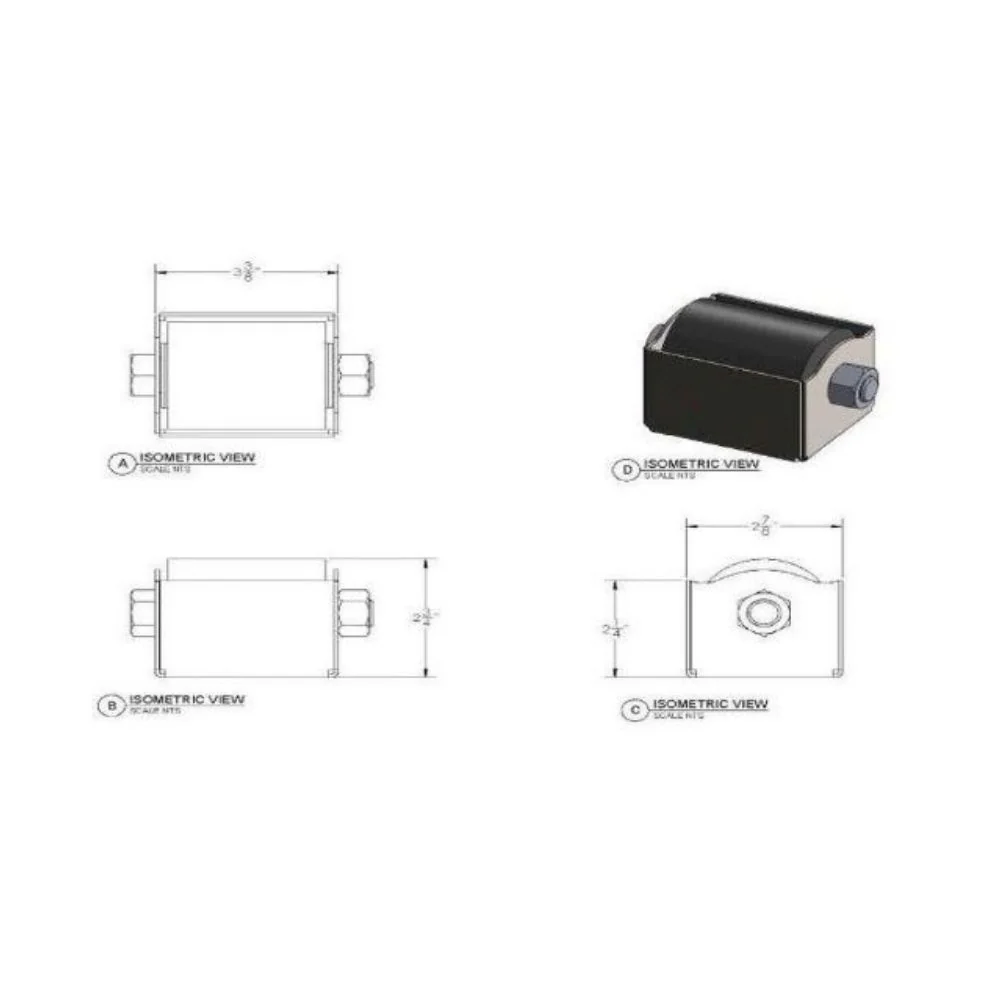LiftMaster 3" Shielded Guide Roller | LIF-22413GR - Image 2