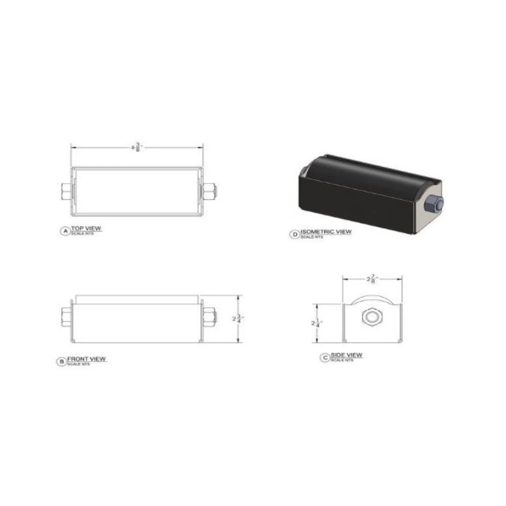 LiftMaster 6" Shielded Guide Roller | LIF-22416GR - Image 2