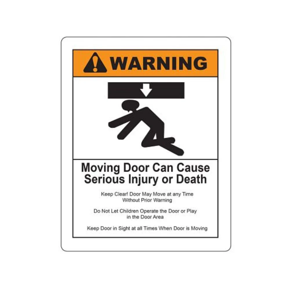 LiftMaster Warning Sign Kit (English/Spanish) Qty. 10 | LIF-K40-35246-2