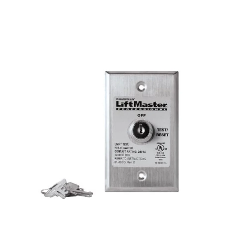 LiftMaster Fire Door Remote Test Plate | LIF-LMRT