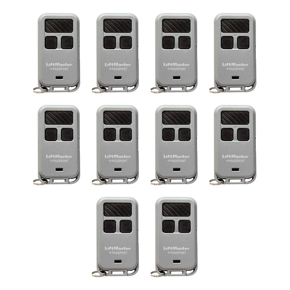 LiftMaster Passport MAX 3-Button Keychain Remote Control (Pack of 10) | LIF-PPK3M-PK10