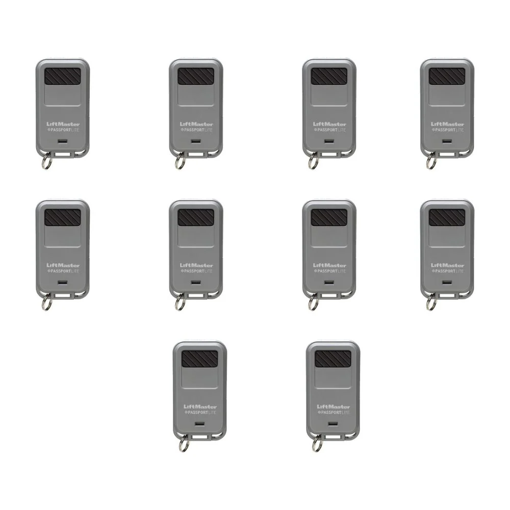 LiftMaster Passport Lite 1-Button Mini Remote Control with Security+ 2.0® Technology (Pack of 10) | LIF-PPLK1-10 - Image 2