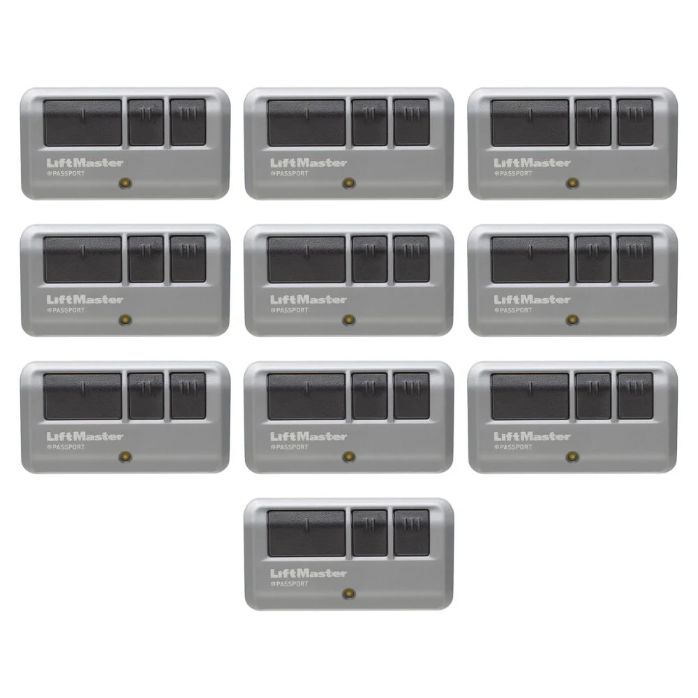 LiftMaster Passport MAX 3-Button Visor Remote Control (Pack of 10) | LIF-PPV3M-PK10