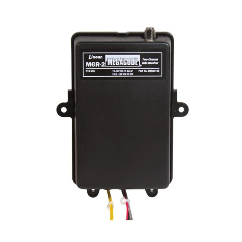 Linear 2-Channel 12-24 V AD/DC MegaCode Gate Receiver | LIN-MGR-2