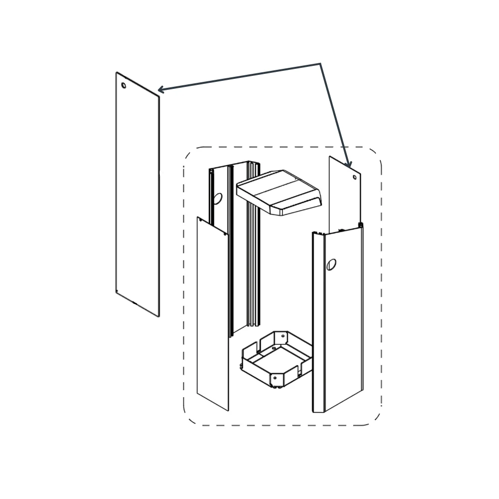 Magnetic Autocontrol Tall Housing Bolt-in Rear Door | MAG-THH01
