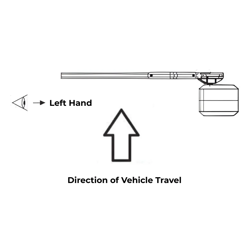Magnetic Autocontrol Access Pro-H Solar Left-Hand Barrier Gate with 12' MicroBoom Arm - Image 3