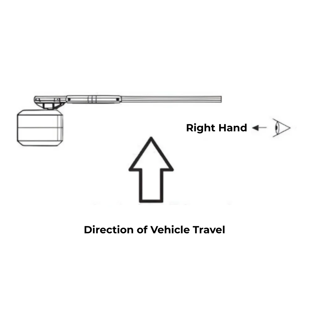 Magnetic Autocontrol Access Pro-H Solar Right-Hand Barrier Gate with 15' MicroBoom Arm - Image 3