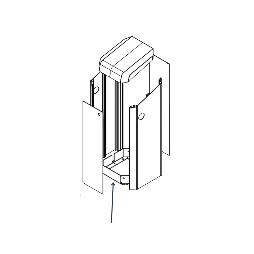 Magnetic Autocontrol MicroDrive Base Bracket Set for Barrier Housing | MAG-BWS01
