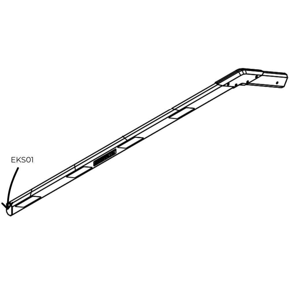 Magnetic Autocontrol Small Barrier Arm End Cap (White) | MAG-EKS01