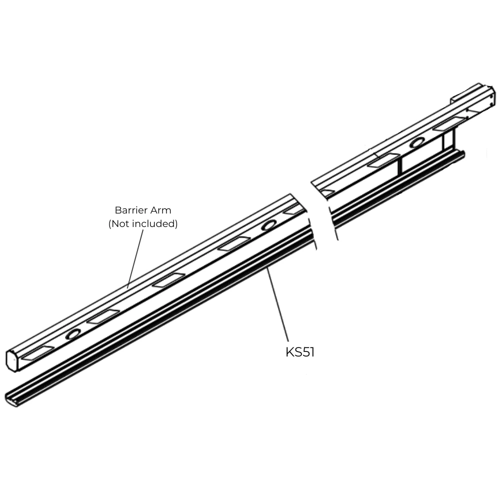 Magnetic Autocontrol XL Foam Edge Protection 78" Long (1 Piece) | MAG-KS51