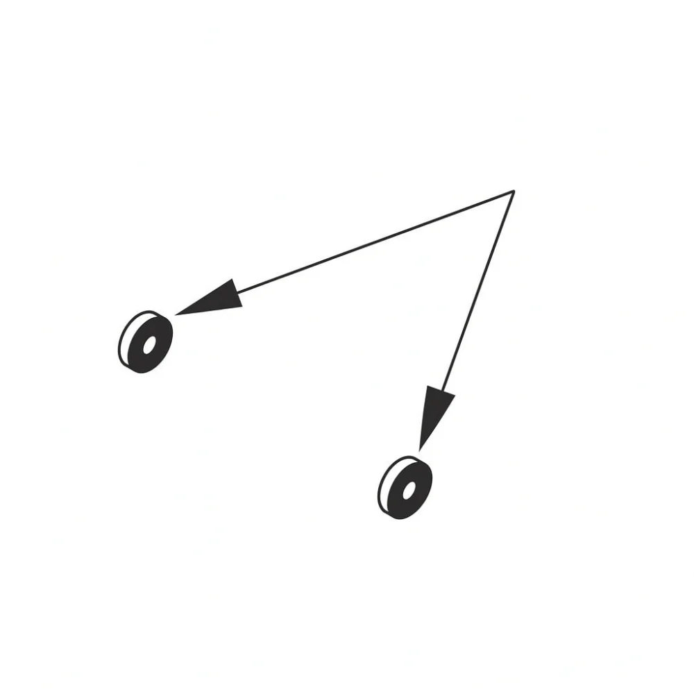 Magnetic Autocontrol Set of 2 Lever Bearings | MAG-LFT02