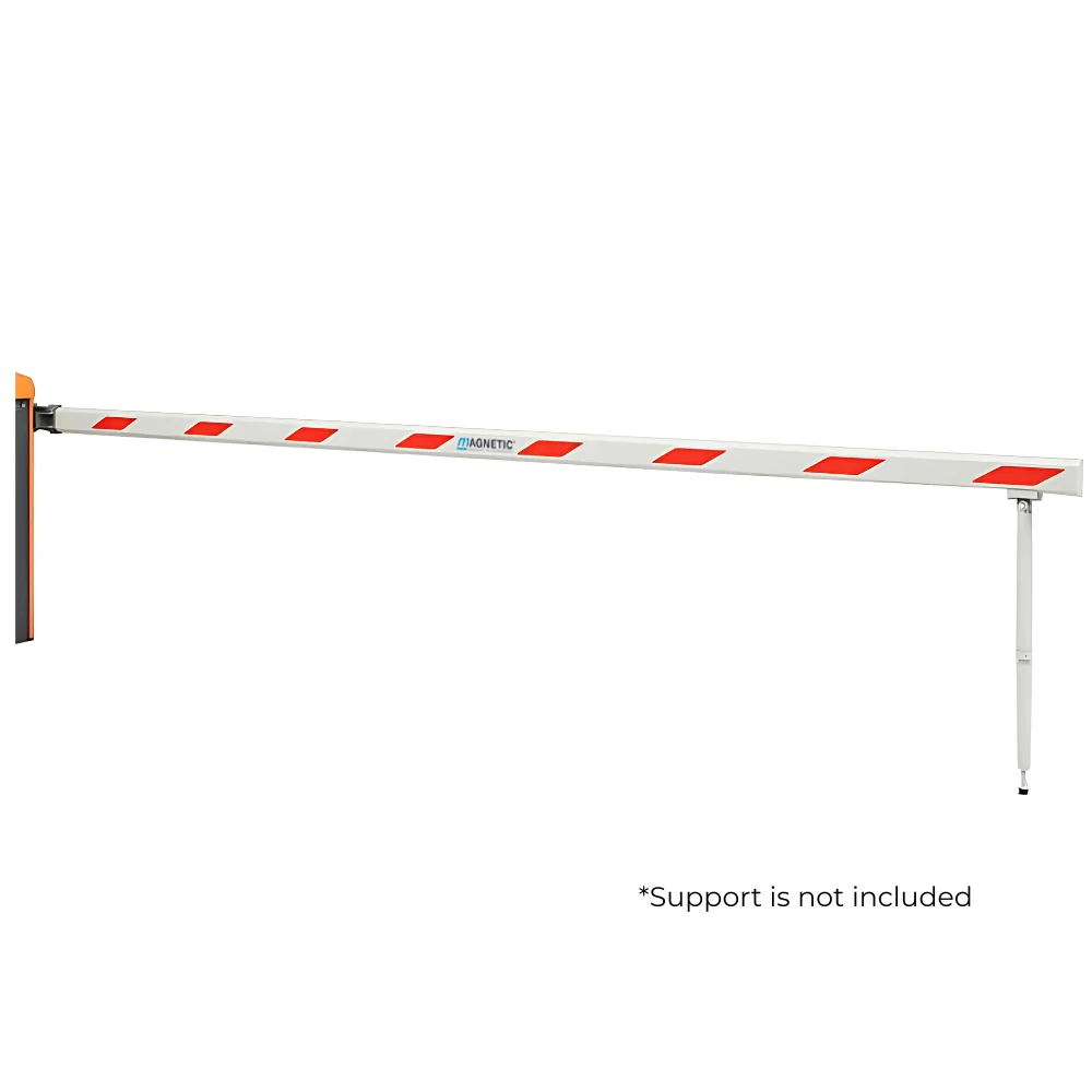Magnetic Autocontrol 15' White Octagonal MicroBoom Barrier Arm Only | MAG-MICROBOOM_NC015