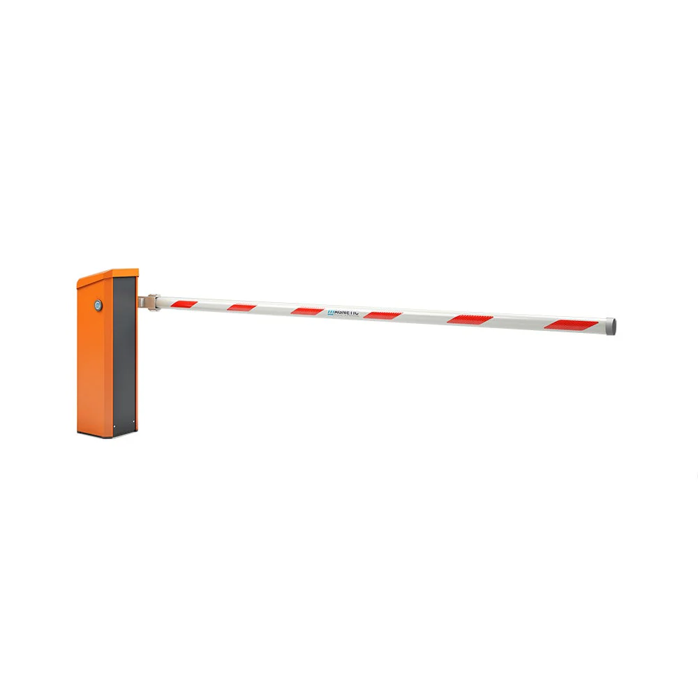 Magnetic Autocontrol Toll Pro Right-Hand Barrier Gate with 10' Round Swing-Away MicroBoom