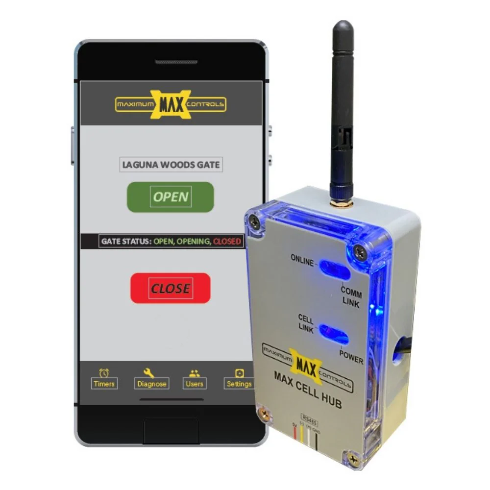 Maximum Controls CELL-HUB Max Cloud App and Cell Hub