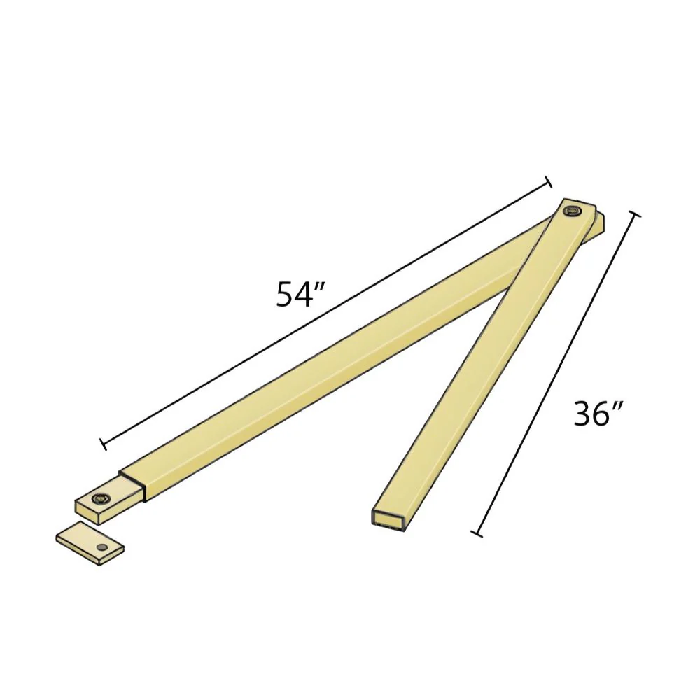 Maximum Controls MX024-1 Long Swing Arm Assembly For all MAX Swing Gate Operators