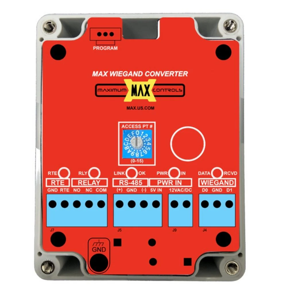 Maximum Controls Wiegand-Converter for Integrated Access Control