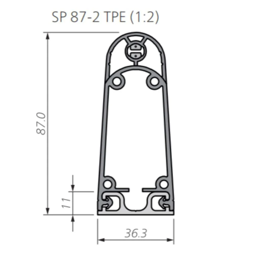 Mayser 7504123 SP87-2 DIY Safety Edge Assembly Kit (6.56' Length) - Image 7
