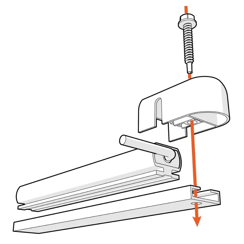 Miller Edge Slide Gate Sensing Edge Monitored 4' with Mounting Channel | MLE-MG110-K10-2E-04-T2 - Image 2