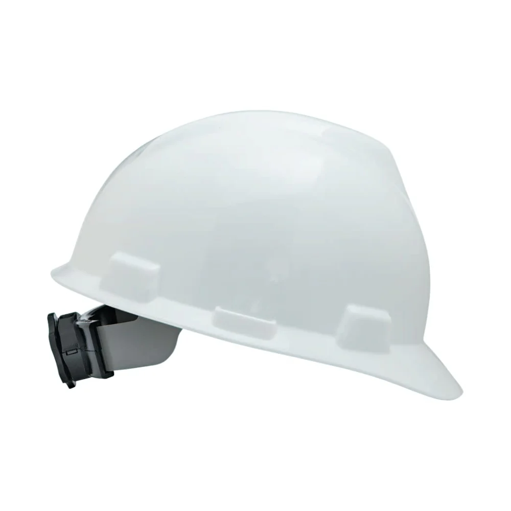 MSA Safety V-Gard Slotted Hard Hat Caps (White) | MSA-454-475358