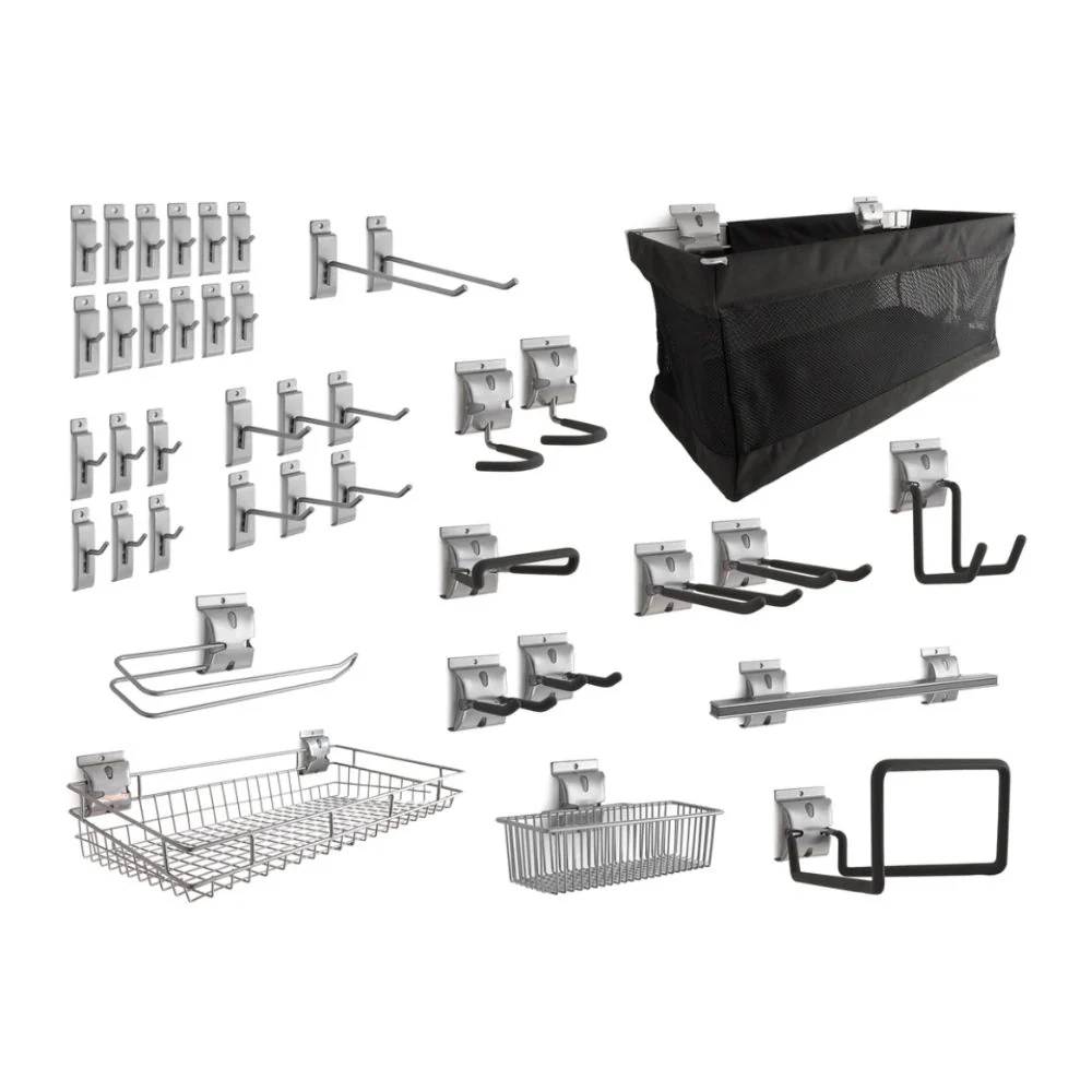 NewAge Products 40-Piece Slatwall Accessory Kit | NEW-51722