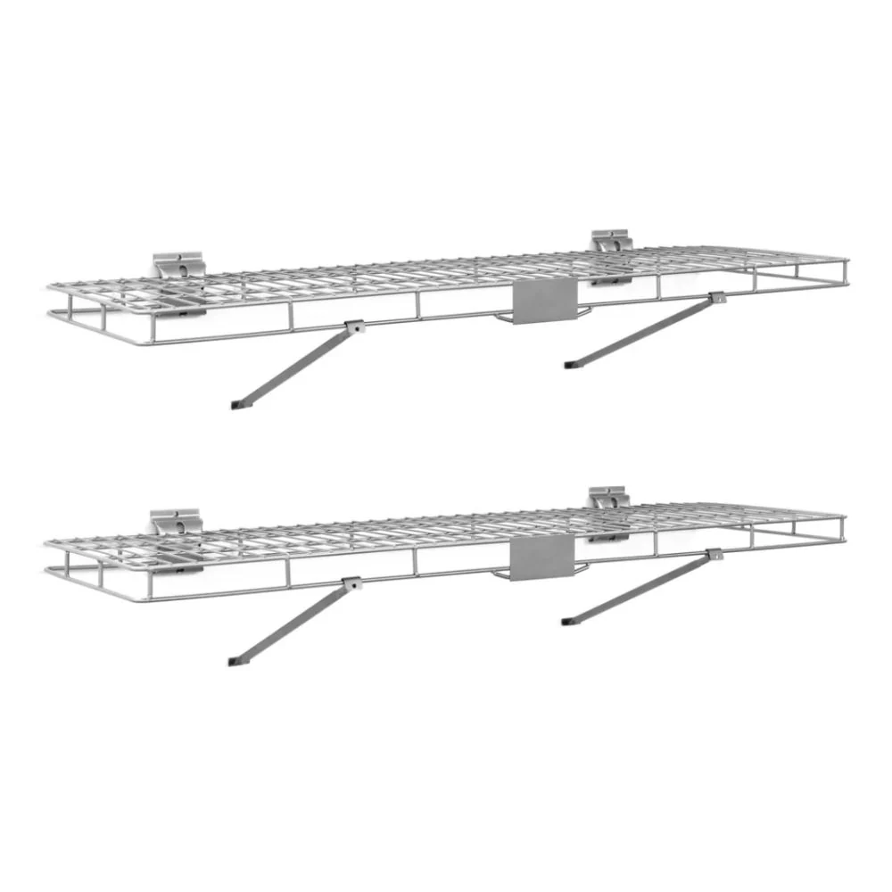 NewAge Products 4' Wire Shelves (Pack of 2) | NEW-51794