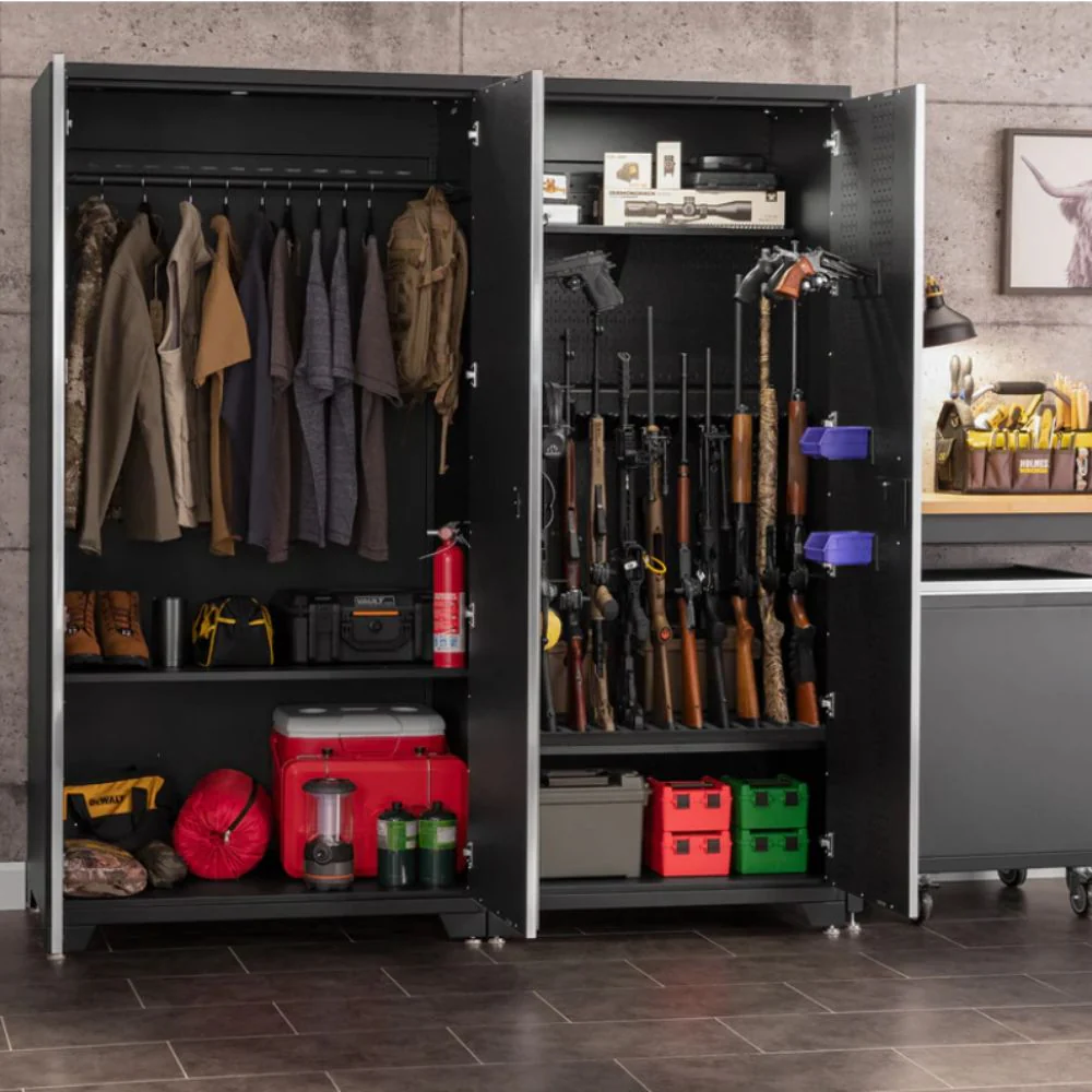 NewAge Products 36" Secure Gun Cabinet with Accessories (Black Frame with Black Door) | NEW-54011 - Image 6